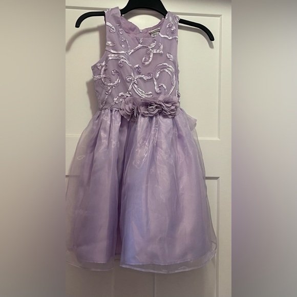 NWT Emily West Girls Lavender Dress 🆕 - Picture 1 of 7